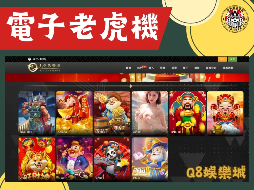 線上電子遊戲 老虎機台 Q8娛樂城遊戲